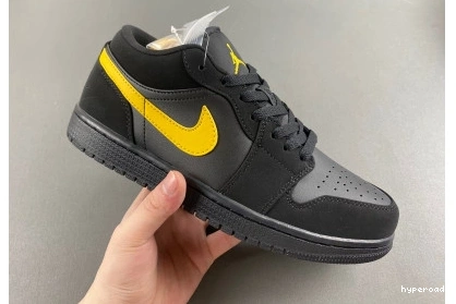 Hyperoad Low University 'Black Jordan Air Gold' 1 1125